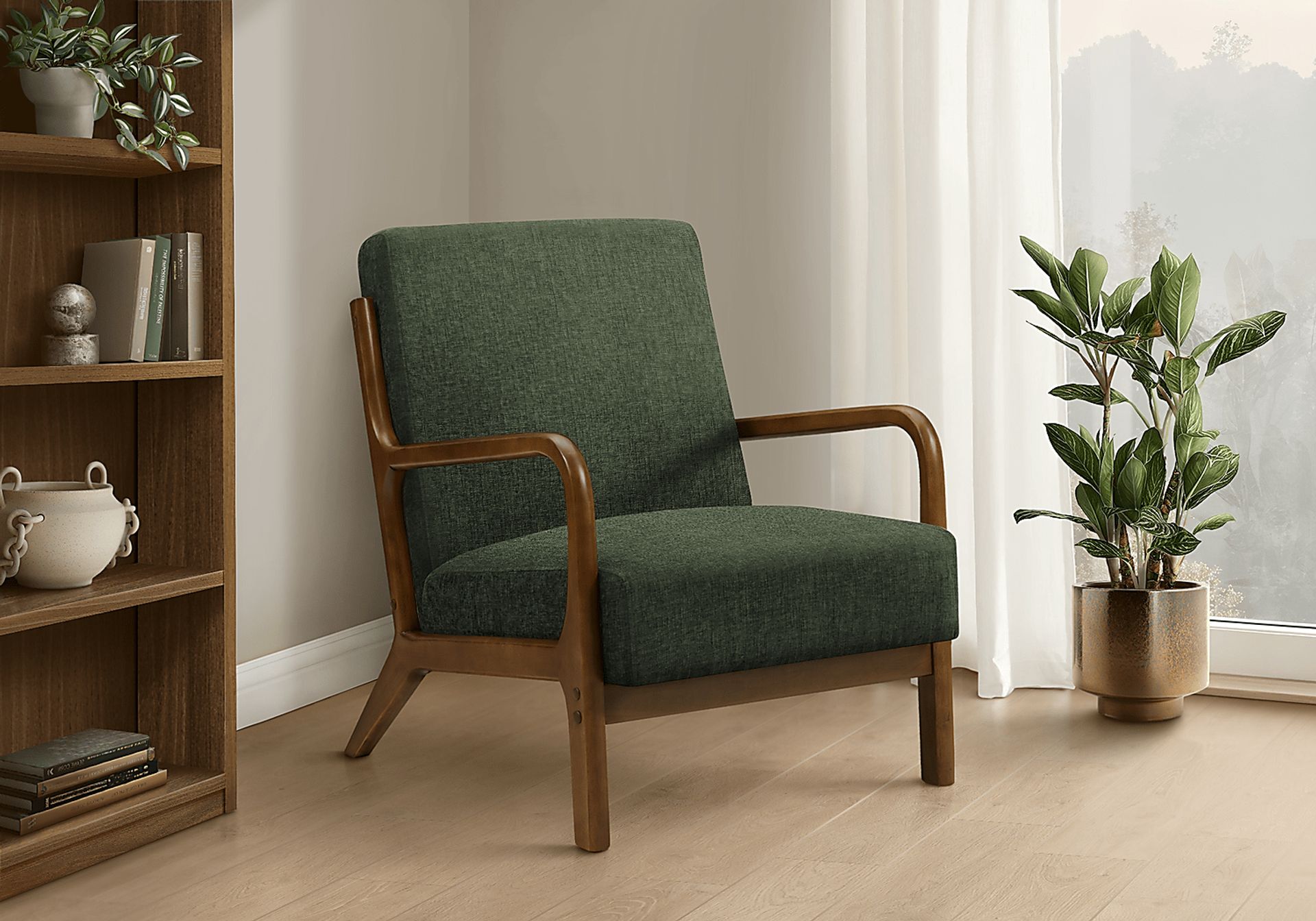Alu Green Accent Chair - Image 2