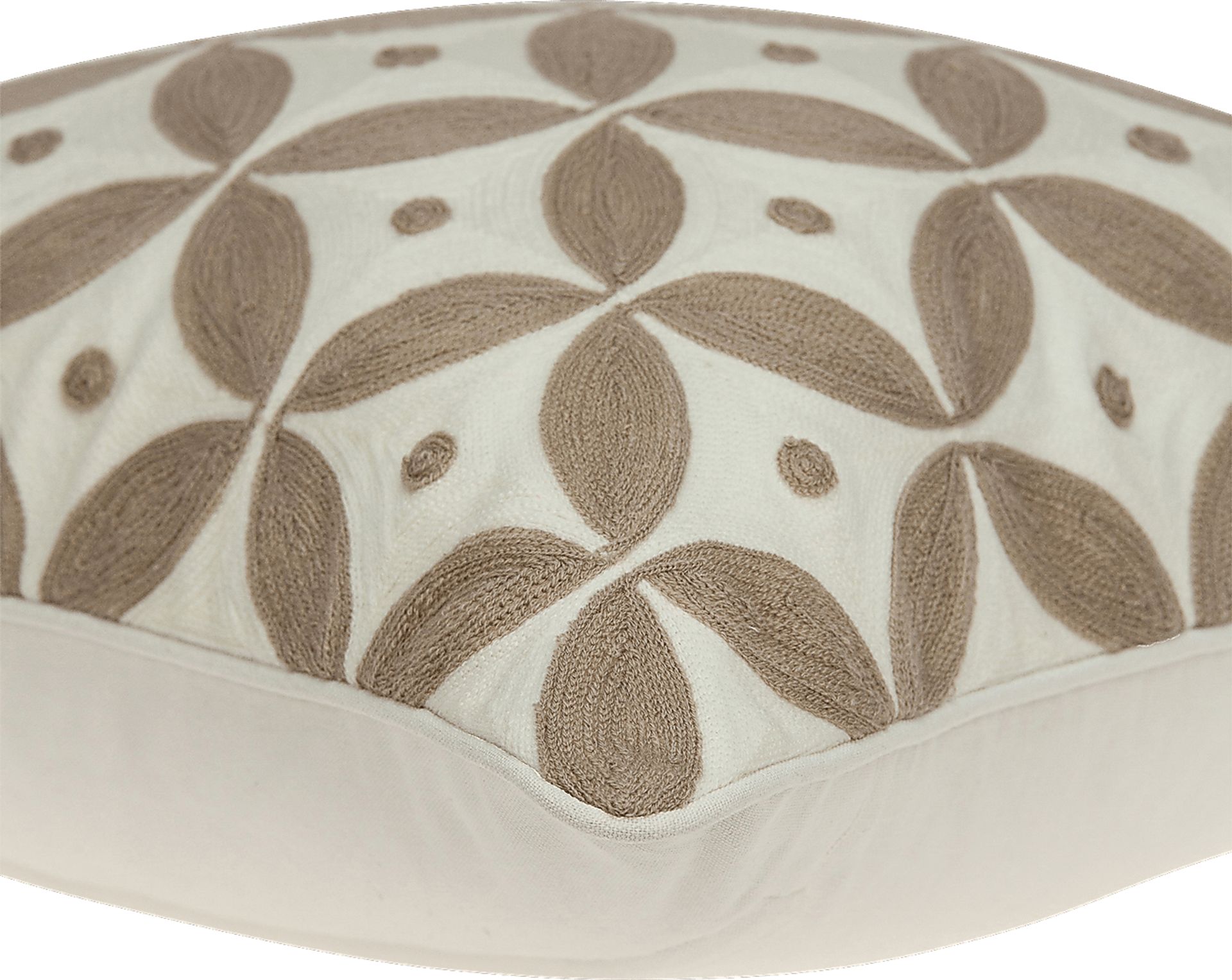 Aluino Beige Accent Pillow - Image 4