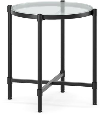 Alva Black End Table