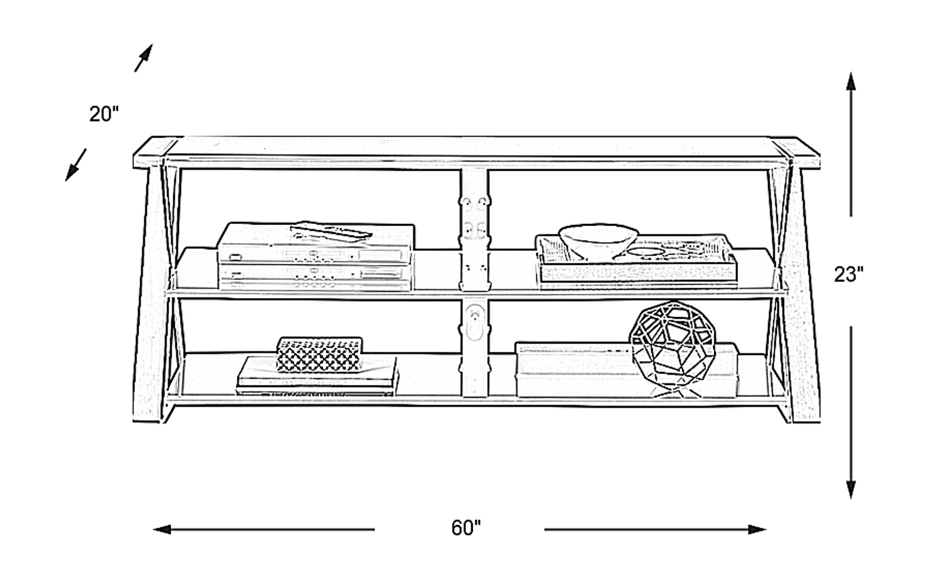 Dimension Image. Please refer to the Dimension Tab on this page for dimension details.
