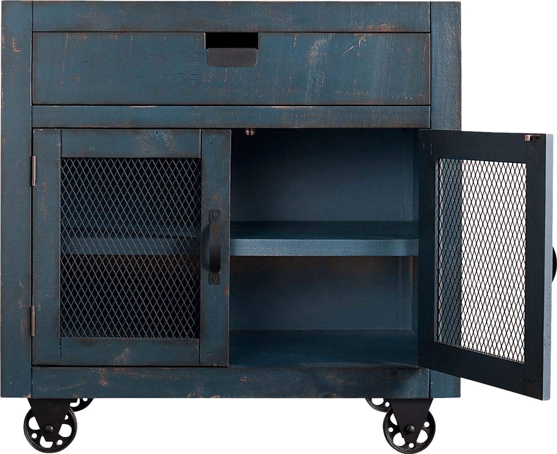 Alvamar Blue Accent Cabinet - Image 2