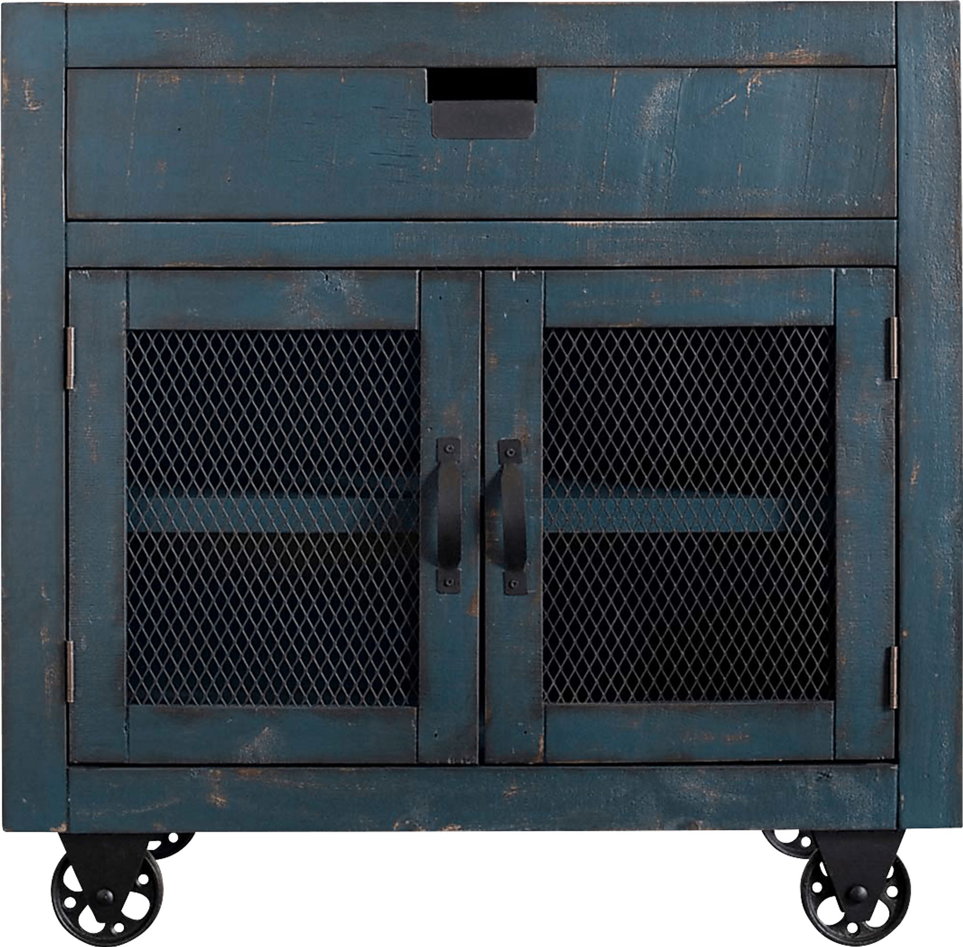 Alvamar Blue Accent Cabinet - Image 3
