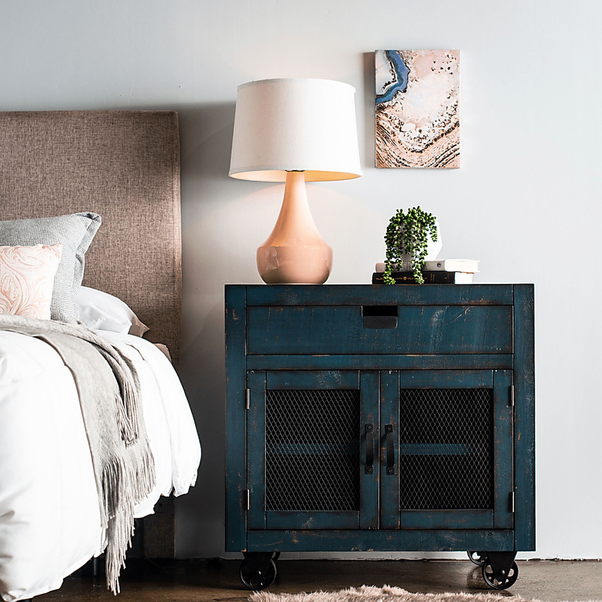 Alvamar Blue Accent Cabinet - Image 7
