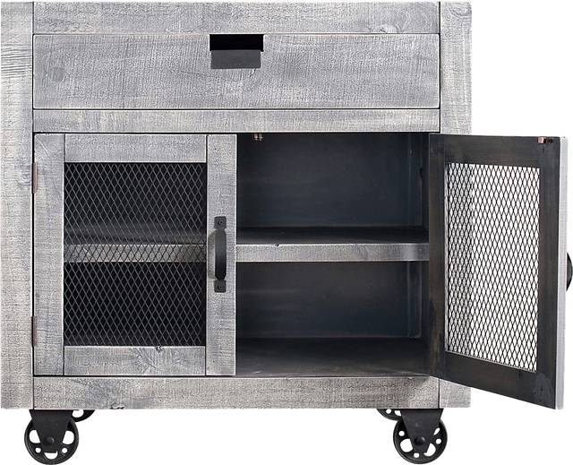 Alvamar Gray Accent Cabinet - Thumbnail - Image 2