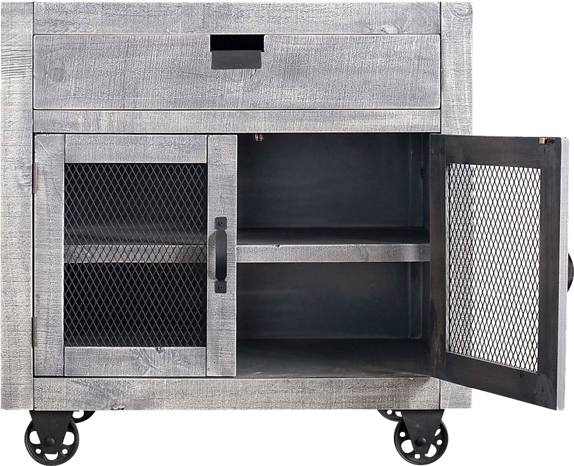 Alvamar Gray Accent Cabinet - Image 2