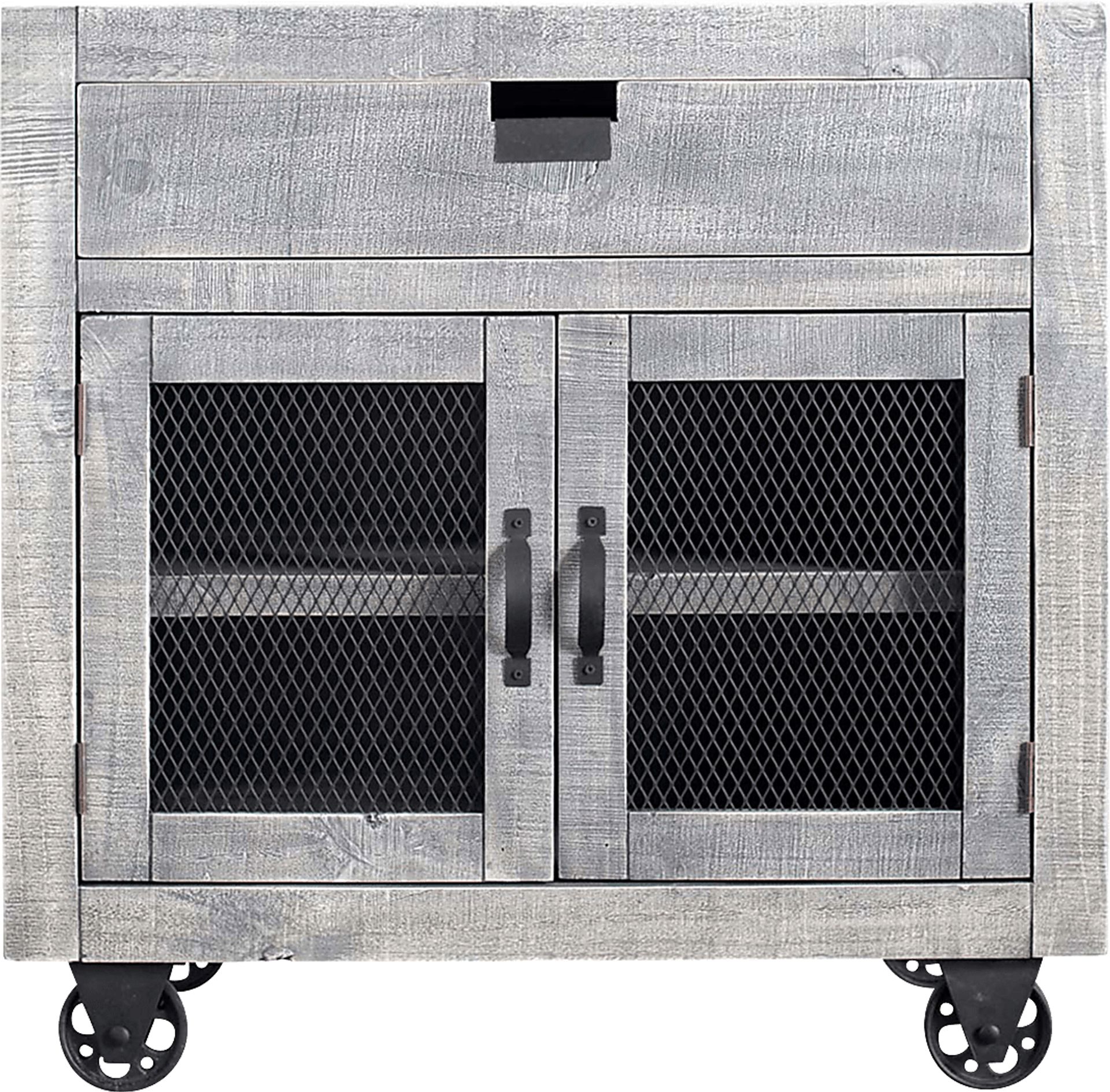 Alvamar Gray Accent Cabinet - Image 3