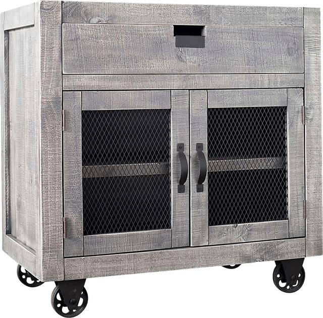 Alvamar Gray Accent Cabinet - Thumbnail - Image 1
