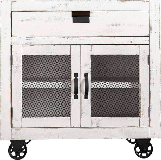 Alvamar White Accent Cabinet - Thumbnail - Image 3