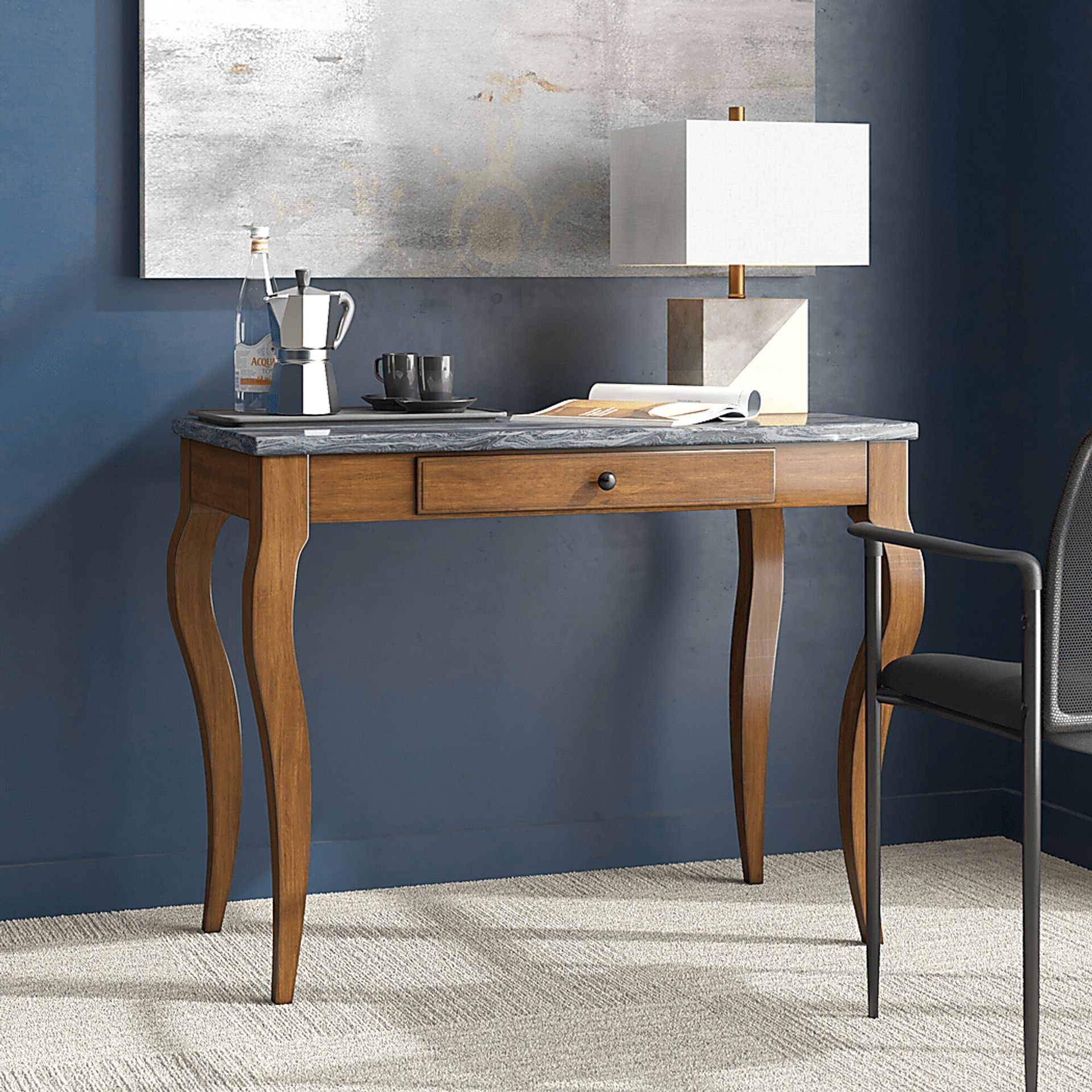Alvamoor Gray Desk - Image 7