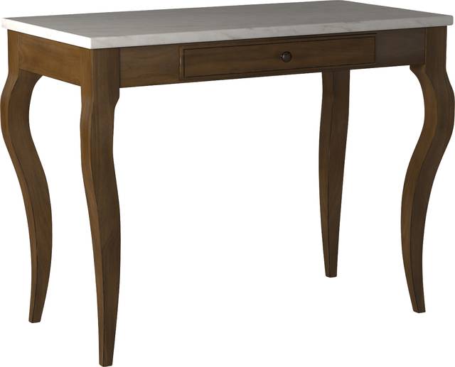 Alvamoor White Desk - Thumbnail - Image 1