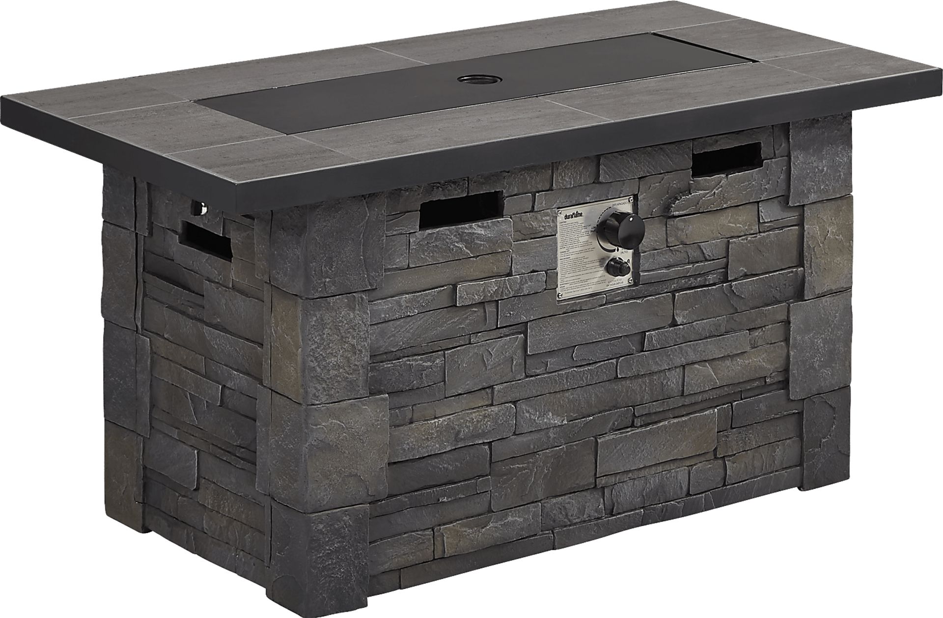 Alvarado Dark Gray Outdoor Fire Pit - Image 2