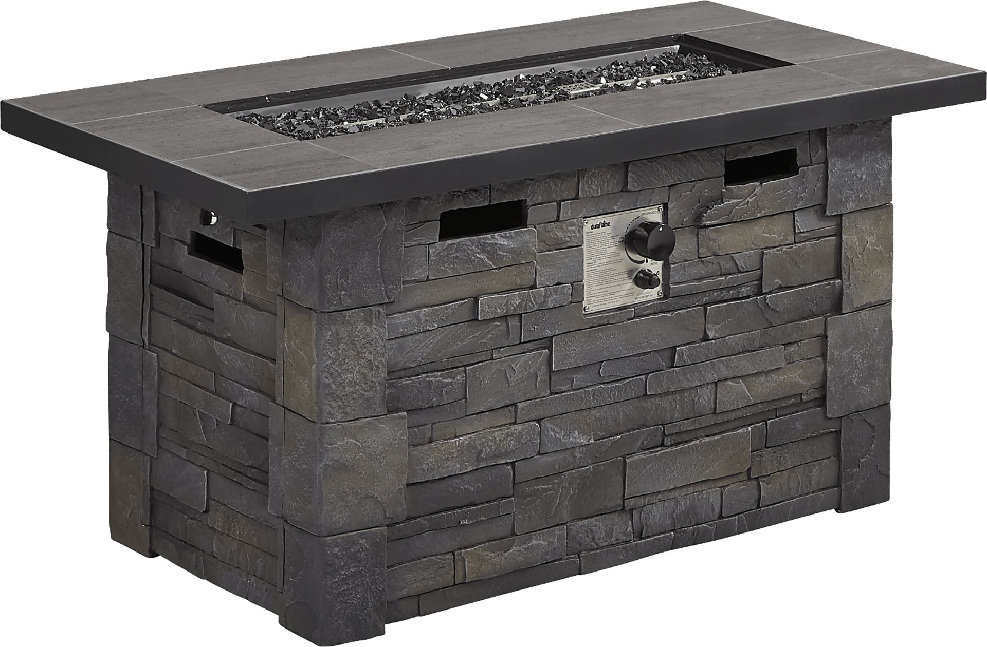 Alvarado Dark Gray Outdoor Fire Pit - Image 3