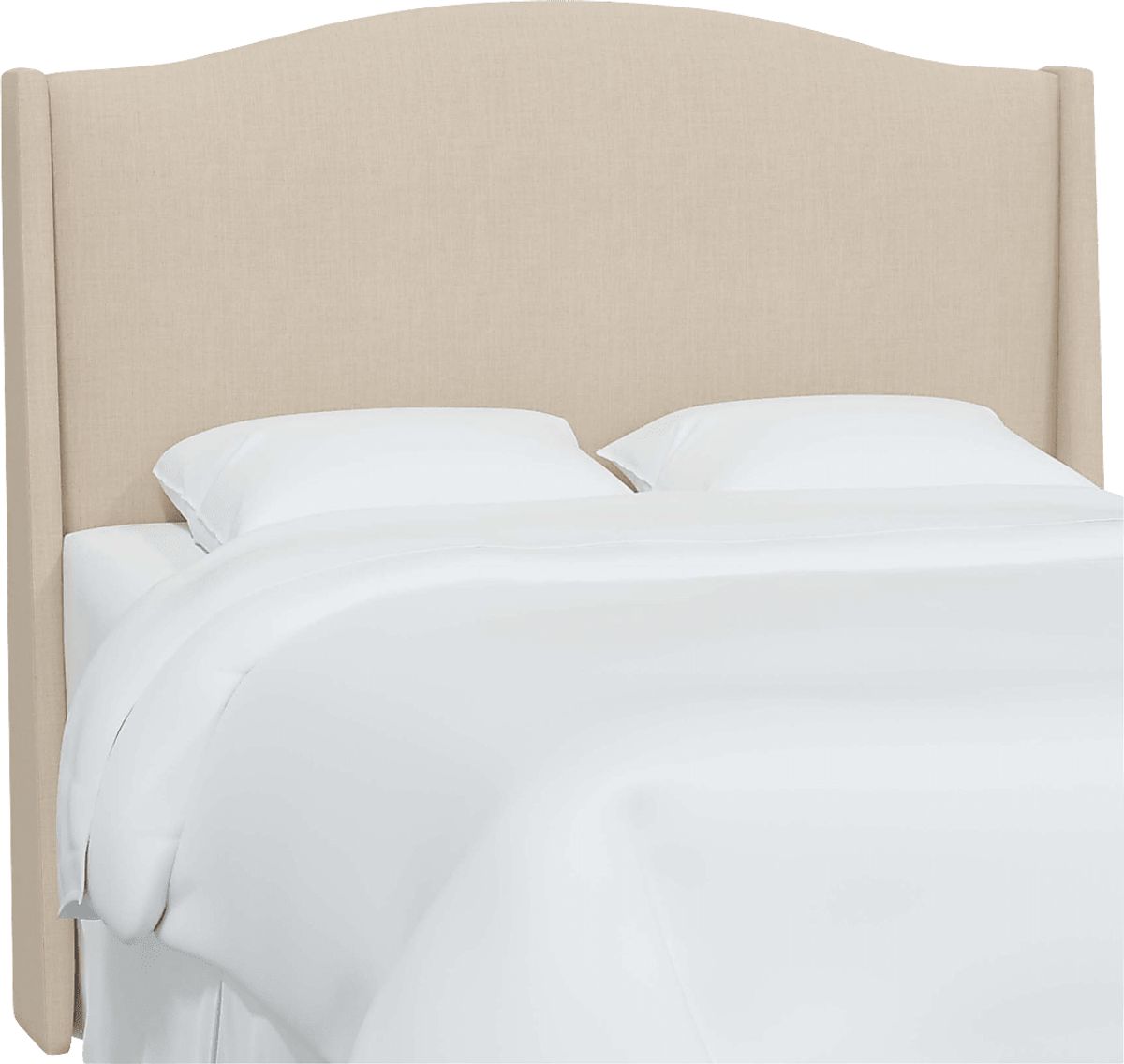 Alvena Beige Linen,Polyester Fabric King Headboard | Rooms to Go