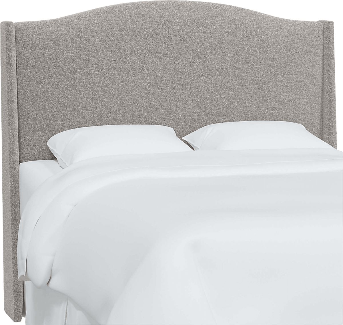 Alvena Gray Linen,Polyester Fabric Queen Headboard | Rooms to Go