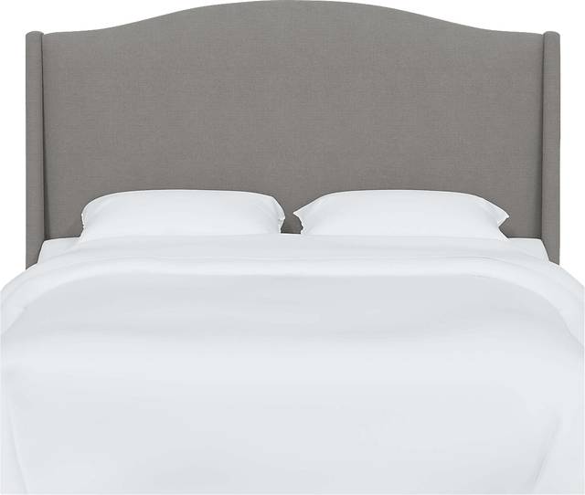 Alvena Dark Gray Twin Headboard - Thumbnail - Image 2
