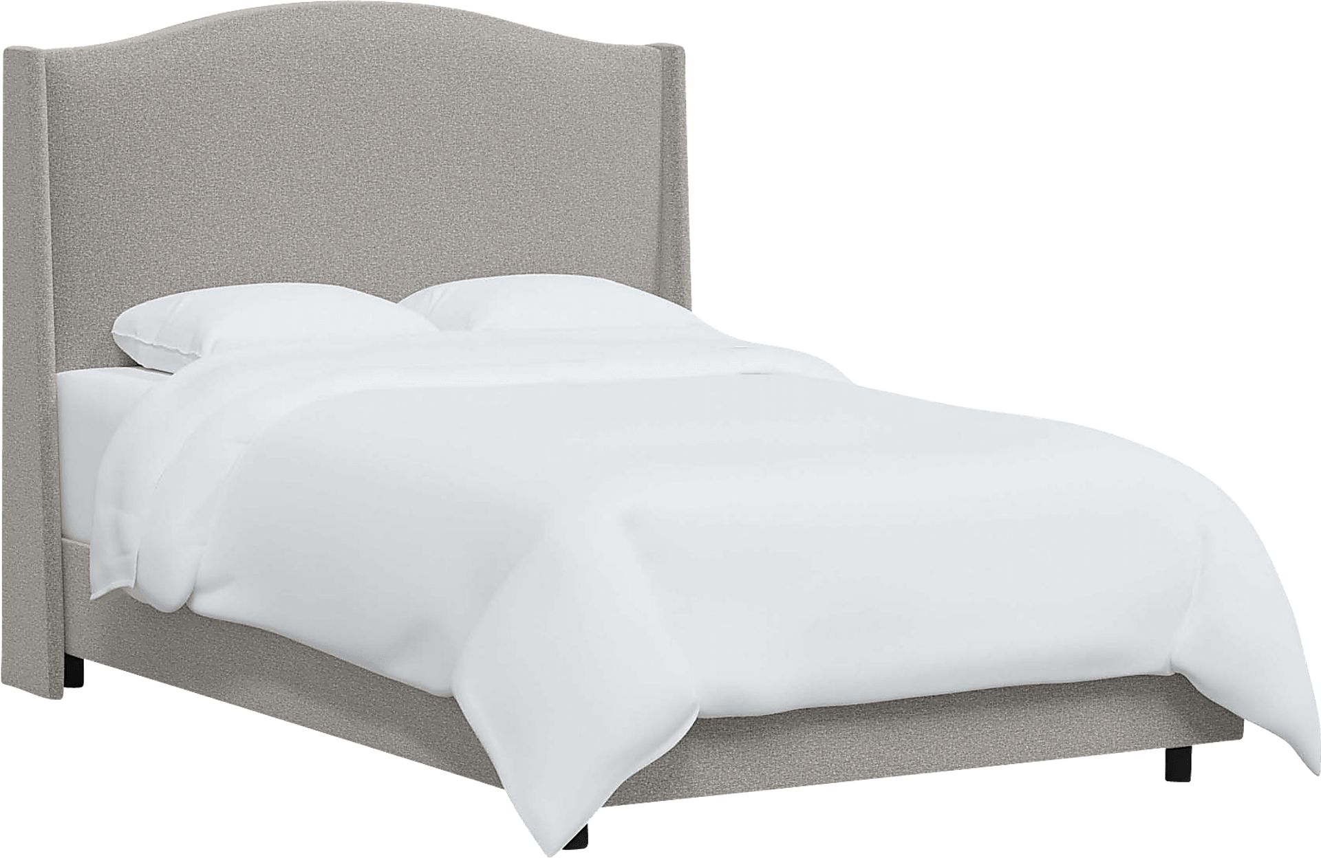 Alvena Light Gray Twin Bed - Image 1