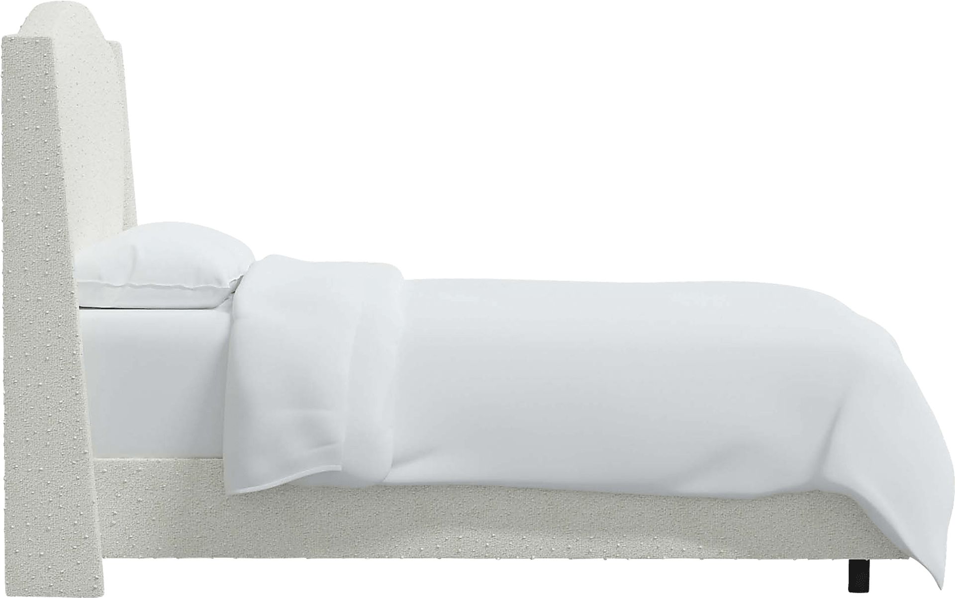 Alvena White Twin Bed - Image 3