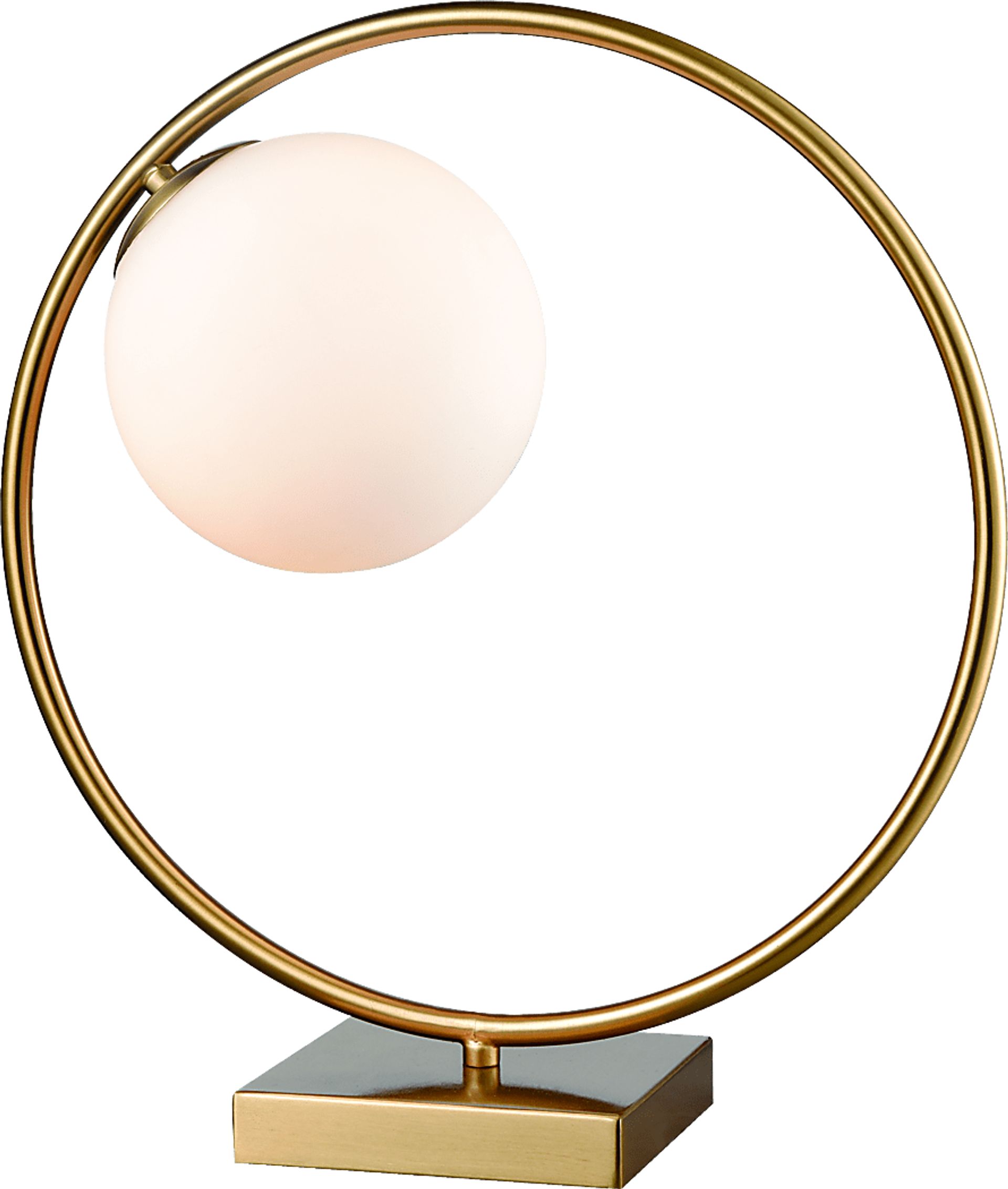 Alvera Bend Brass Lamp - Image 1