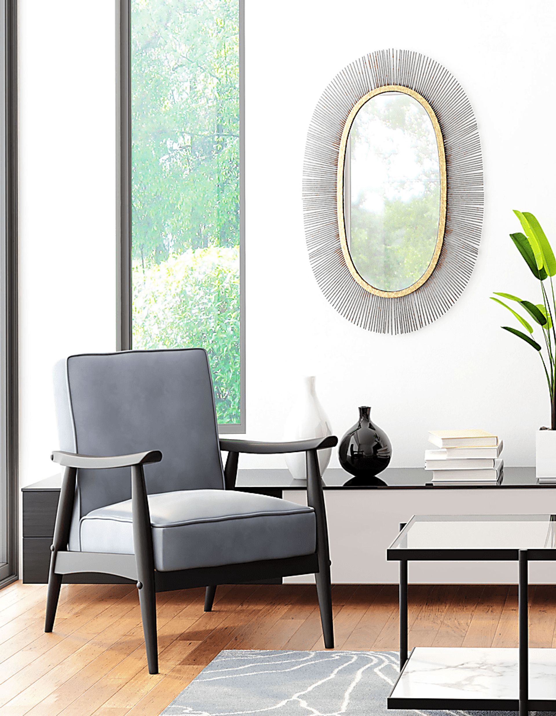 Alvere Gold Mirror - Image 3