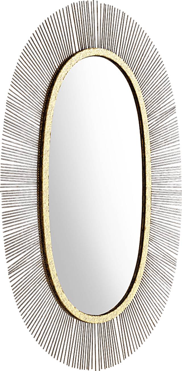 Alvere Gold Mirror - Thumbnail - Image 1