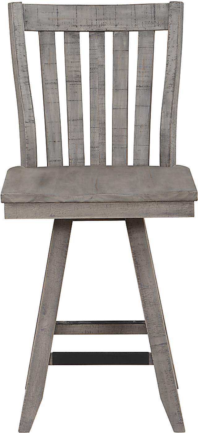 Alvernoridge Gray Counter Stool - Thumbnail - Image 4