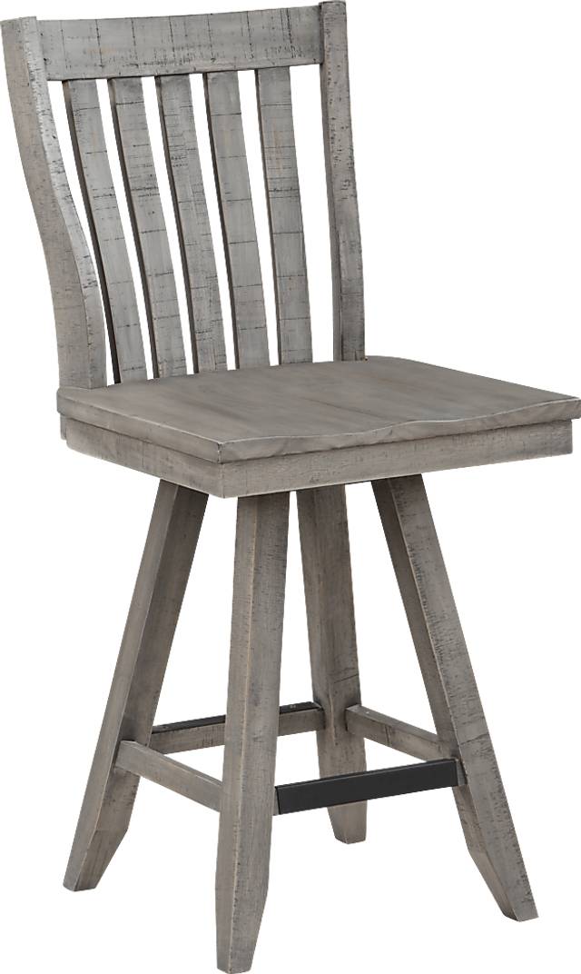 Alvernoridge Gray Counter Stool - Thumbnail - Image 1