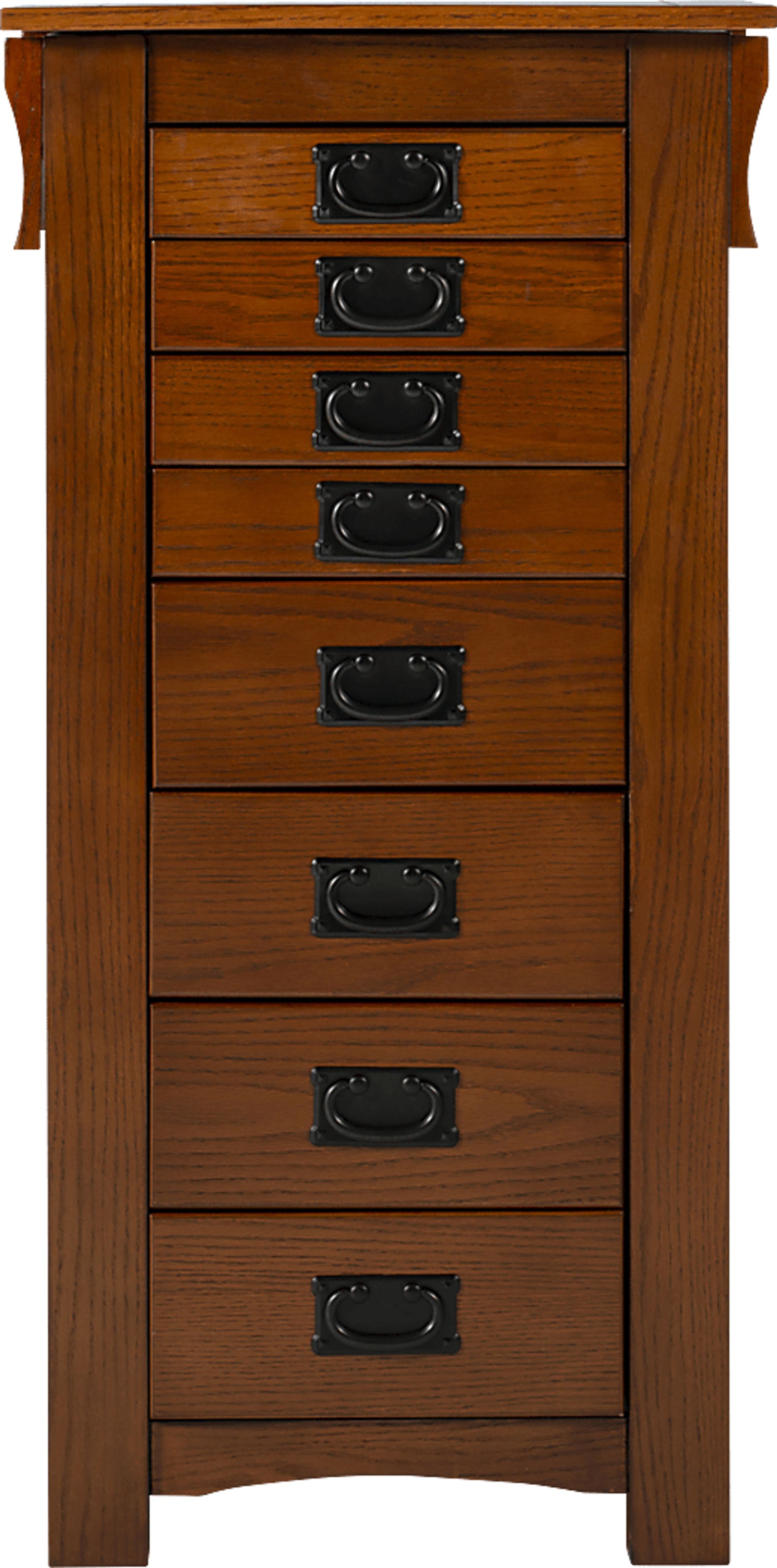 Alvina Brown Jewelry Armoire - Image 12