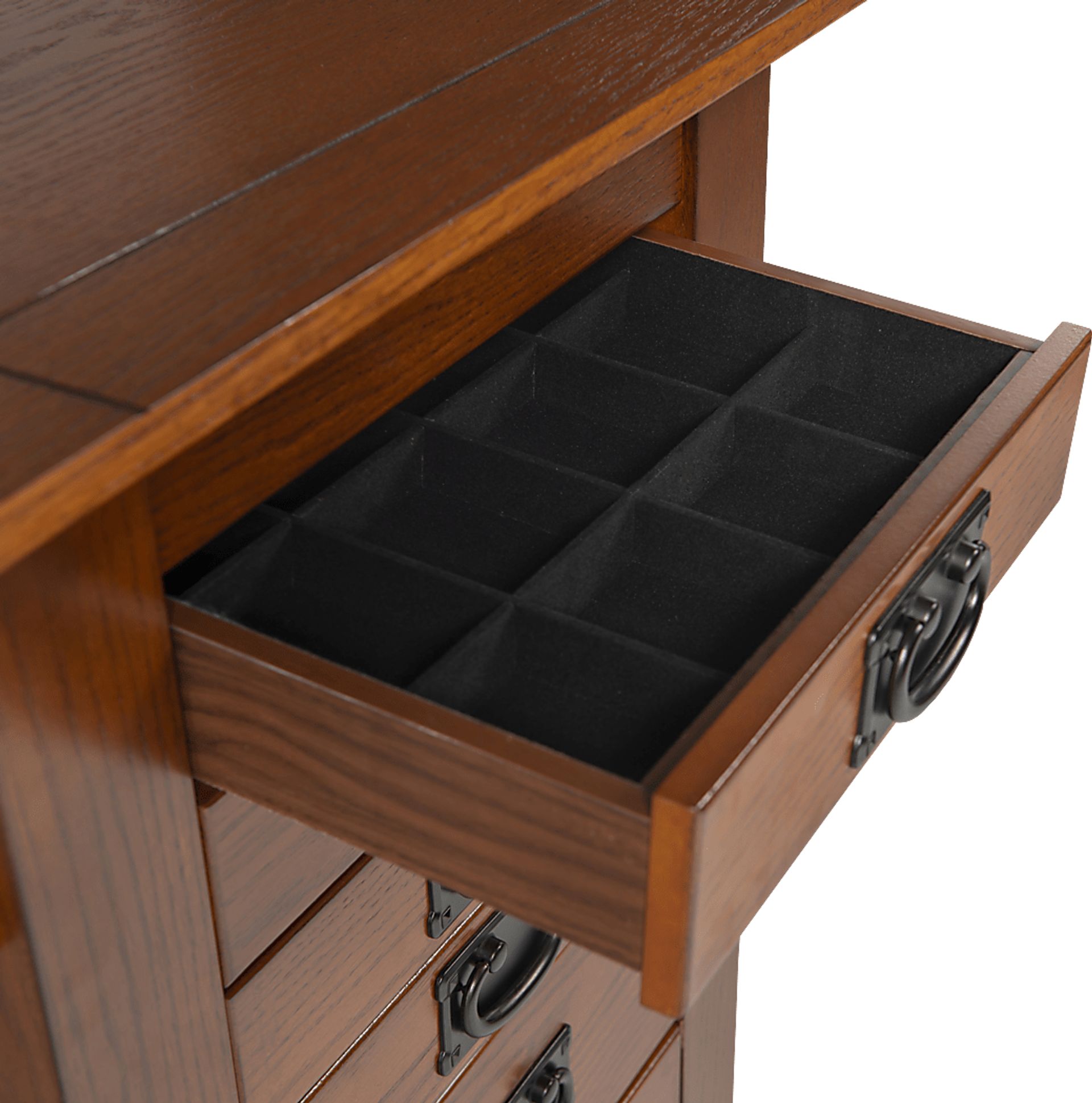 Alvina Brown Jewelry Armoire - Image 8