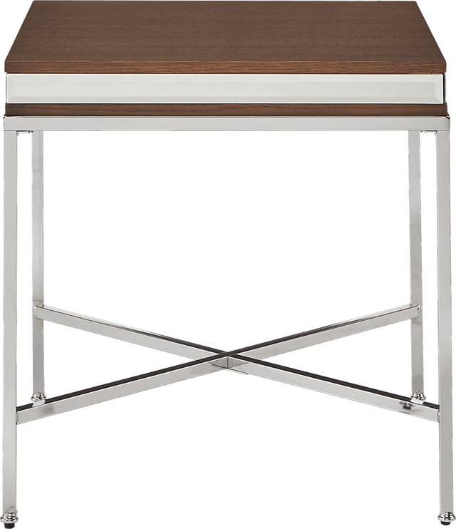 Alvord Chrome End Table - Thumbnail - Image 2