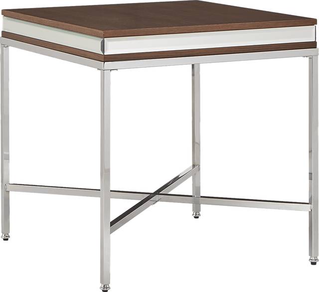 Alvord Chrome End Table - Thumbnail - Image 1
