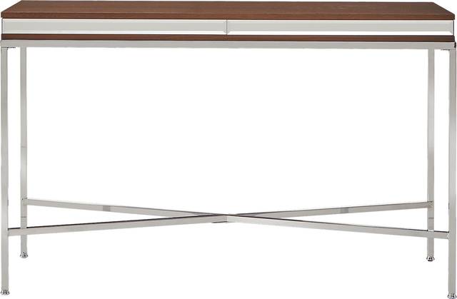 Alvord Chrome Sofa Table - Thumbnail - Image 2