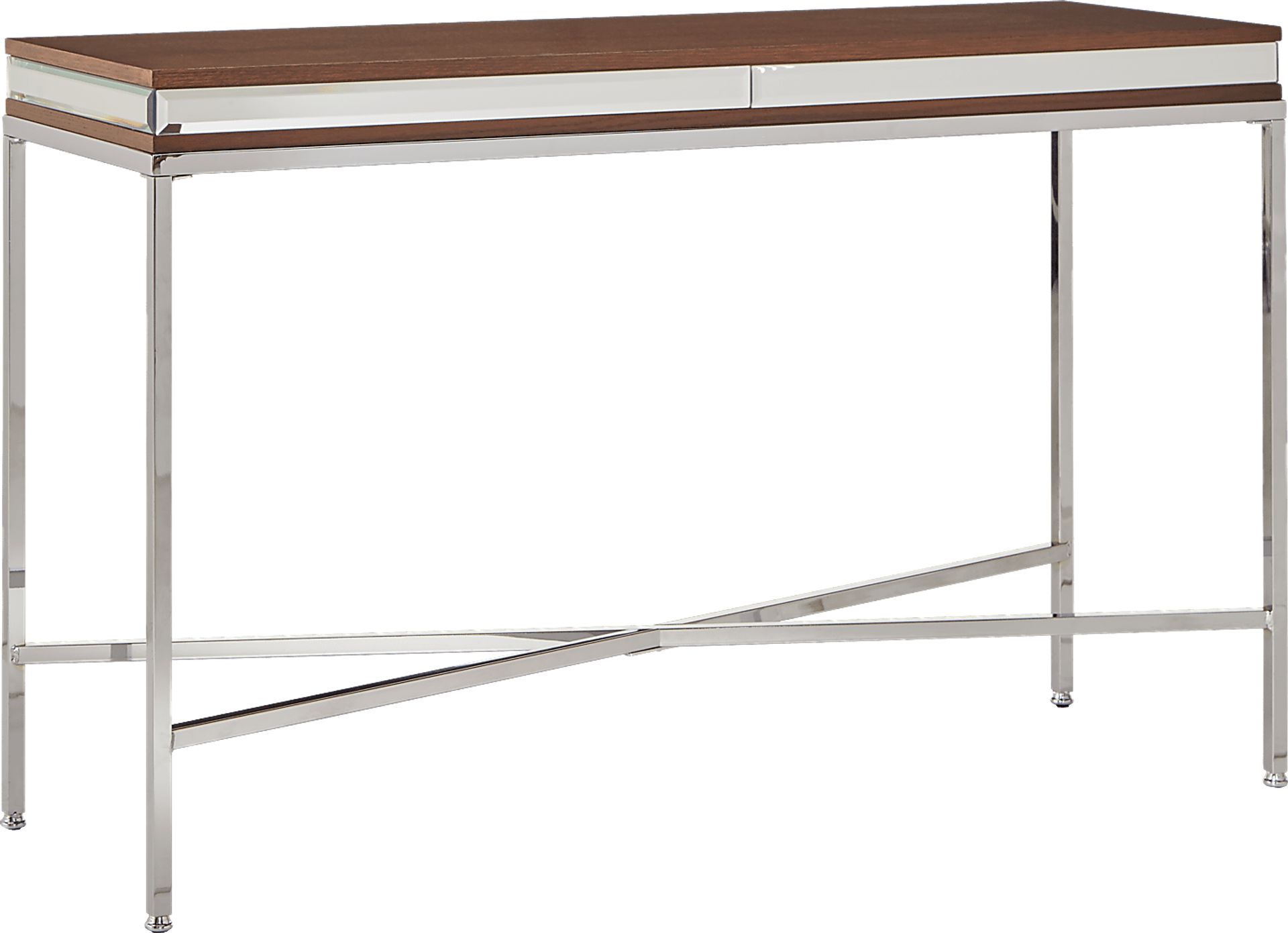 Alvord Chrome Sofa Table - Image 1