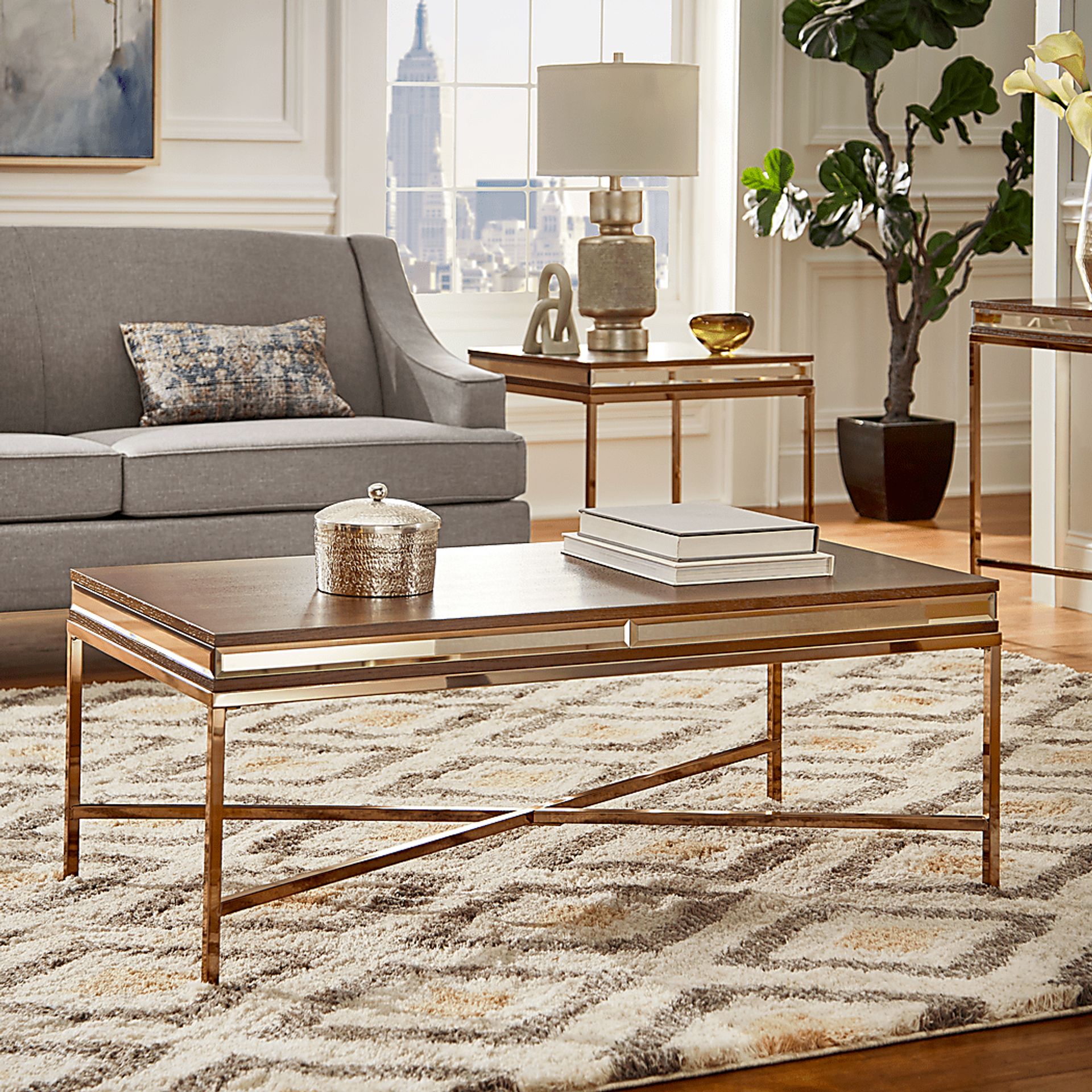 Alvord Gold Cocktail Table - Image 3