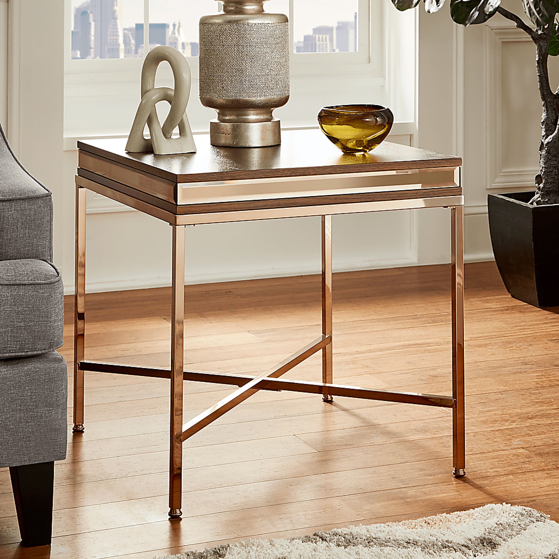 Alvord Gold End Table - Image 2