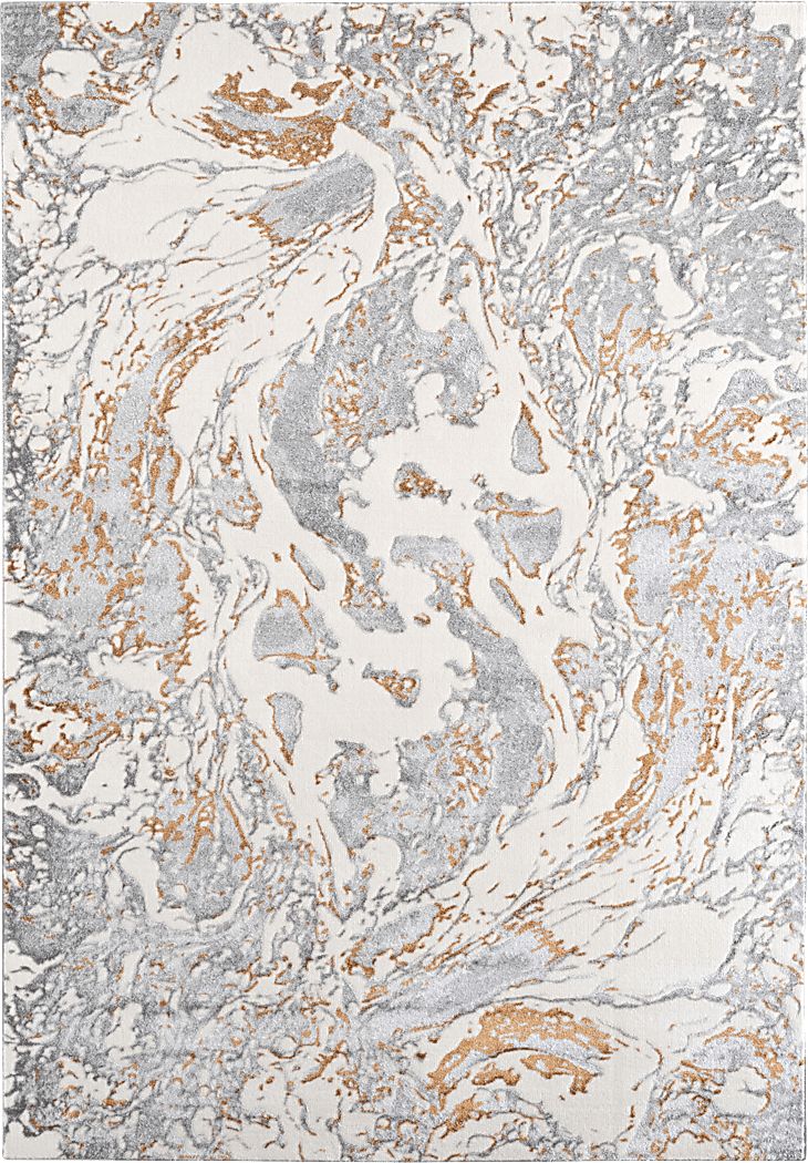 Alwaine Gray 5' x 7' Rug