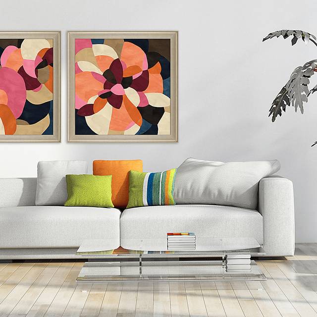Always Bloom Pink Framed Artwork - Thumbnail - Image 2