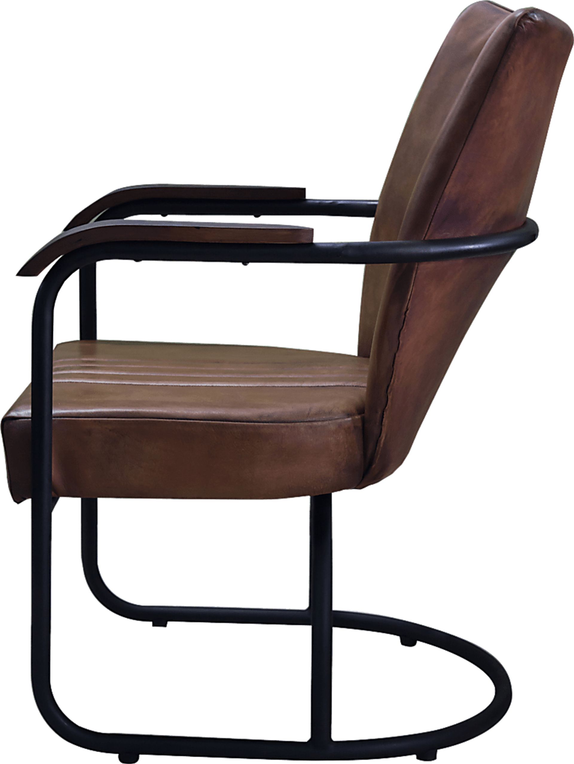 Alwyn Brown Arm Chair - Image 5