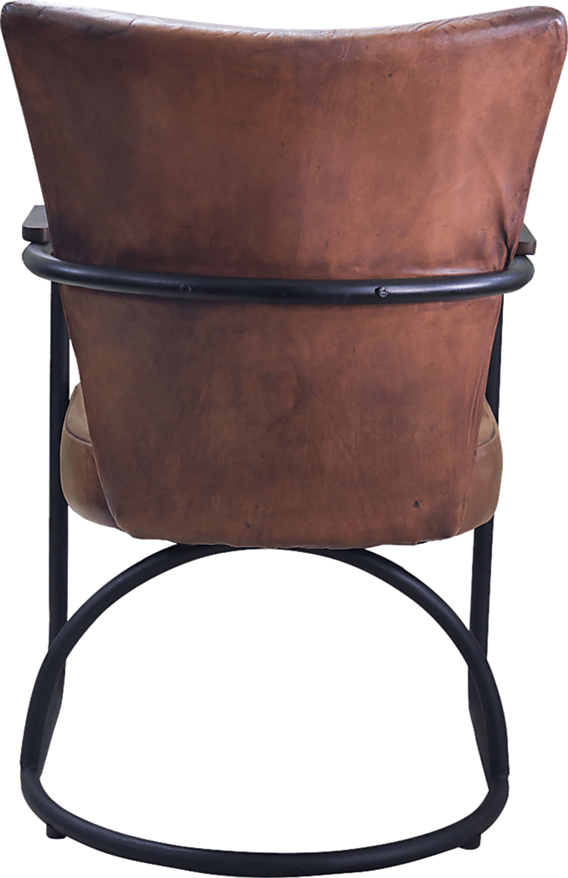 Alwyn Brown Arm Chair - Image 6