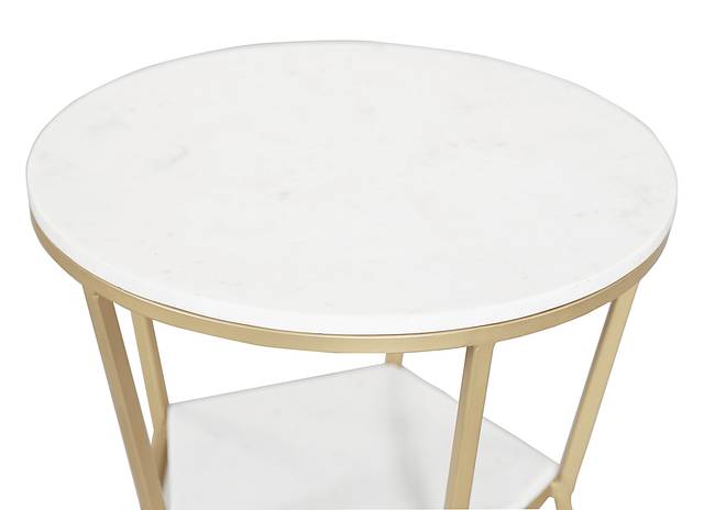 Alyenos White Accent Table - Thumbnail - Image 3