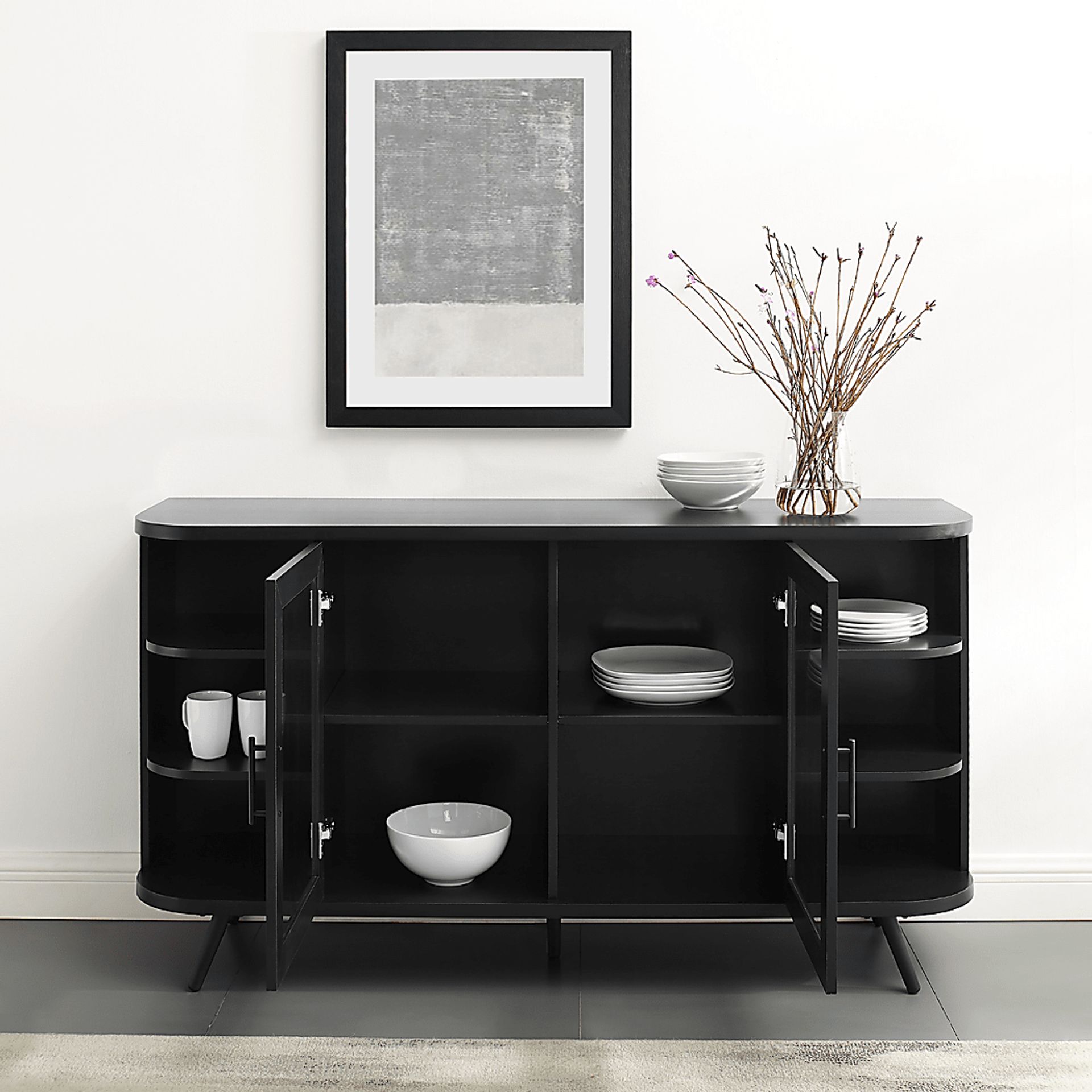 Alyford Black Sideboard - Image 6
