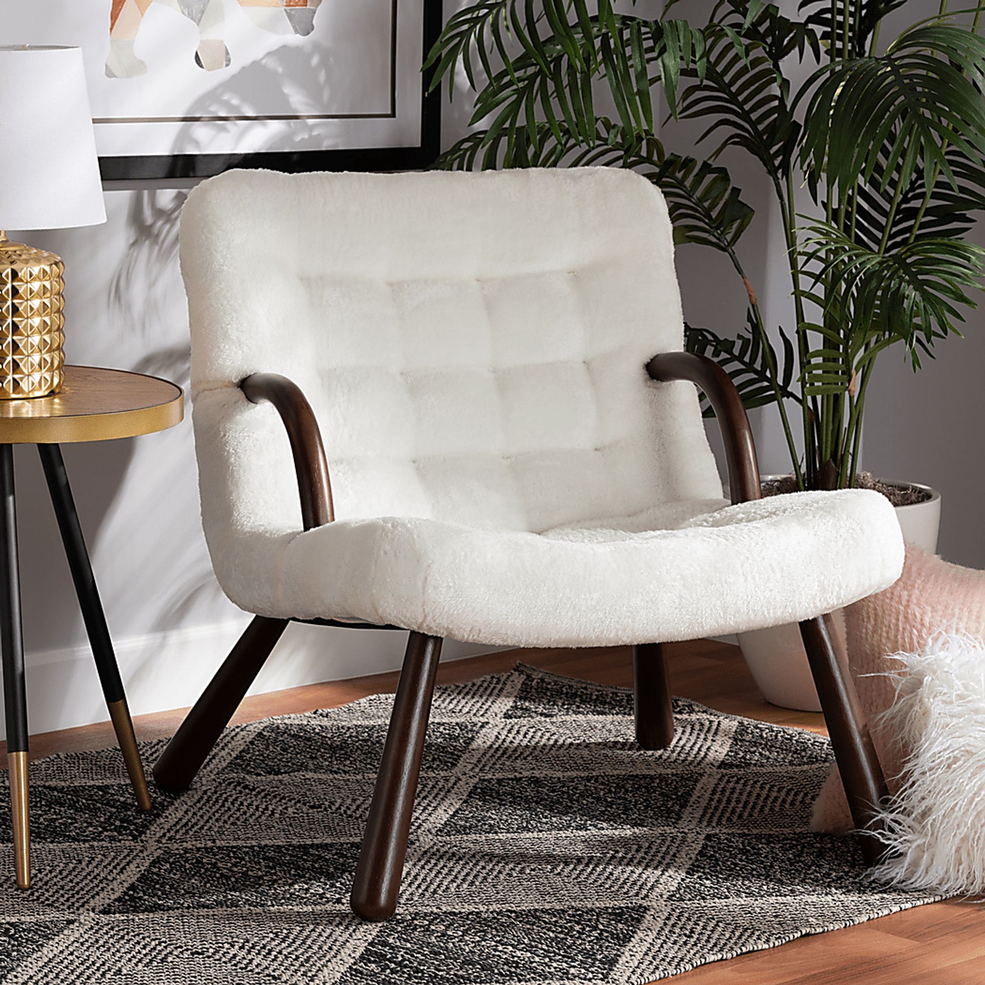 Alyso White Accent Chair - Image 8