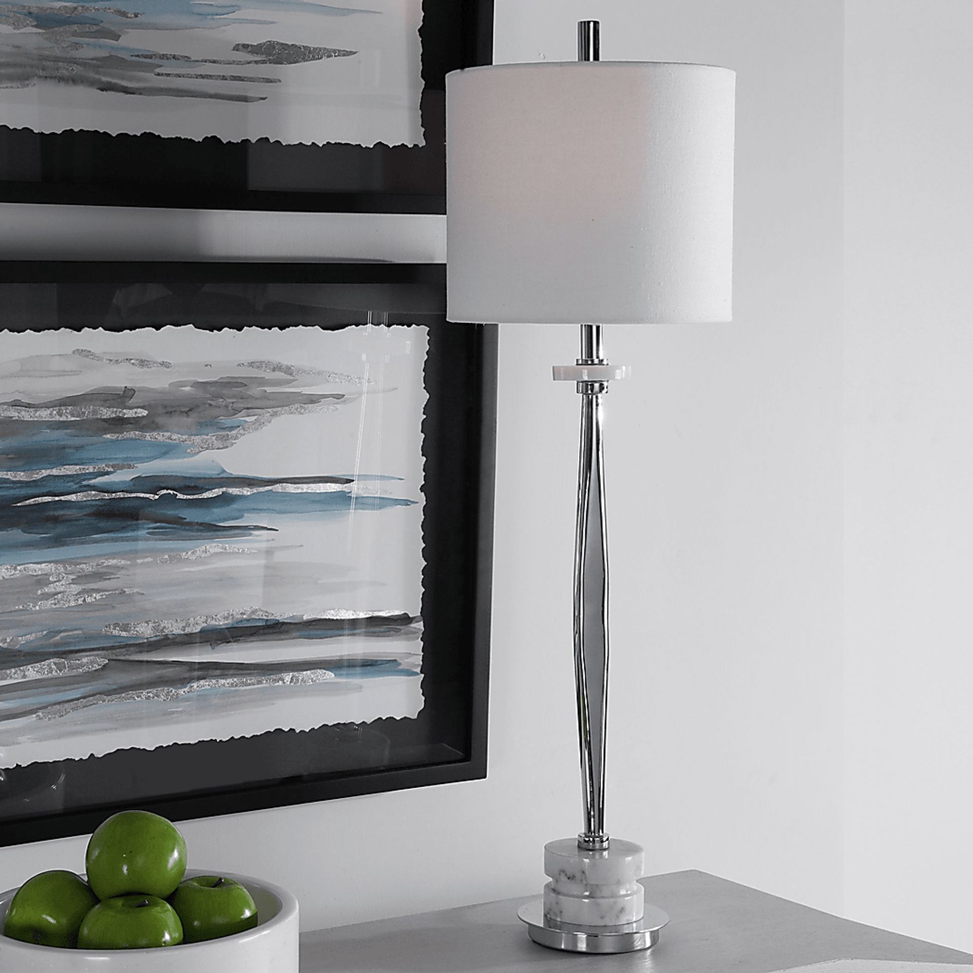 Alyssa Avenue White Lamp - Image 5