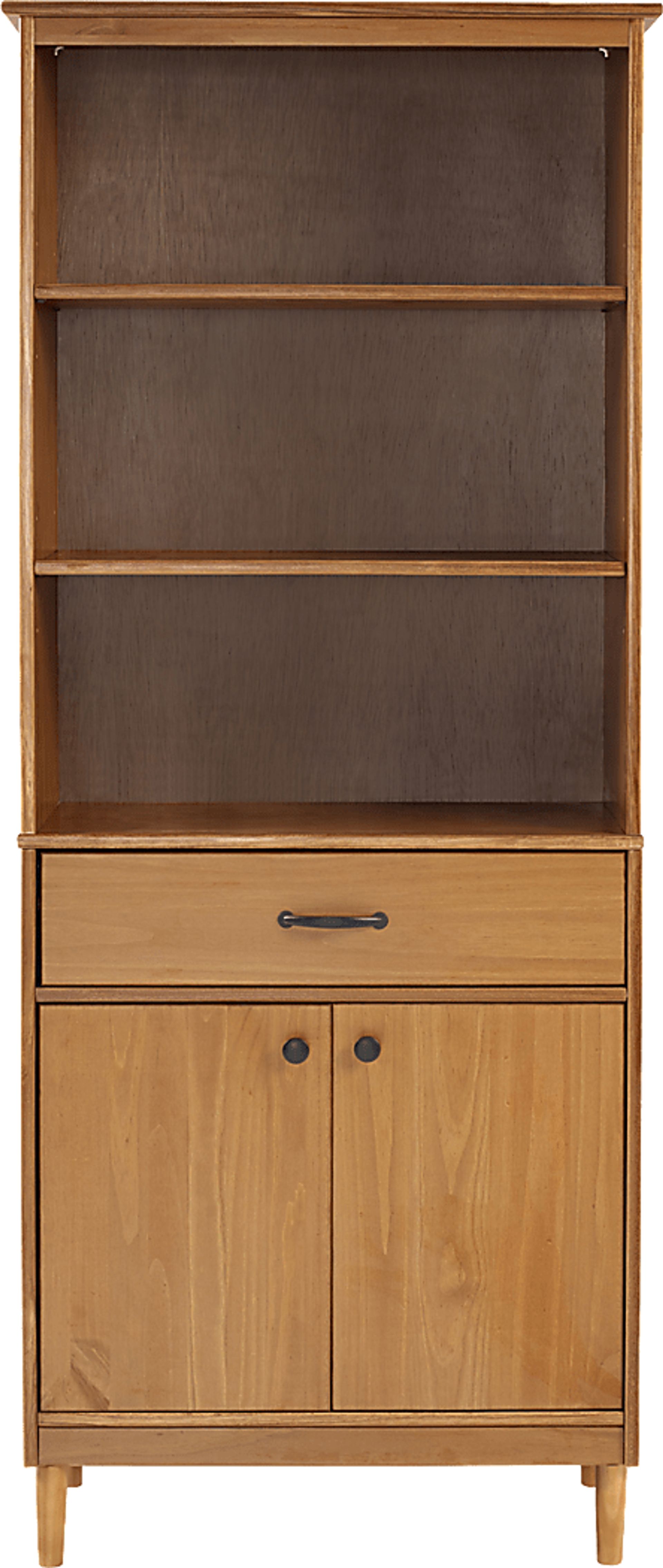 Alysun Caramel Bookcase - Image 2