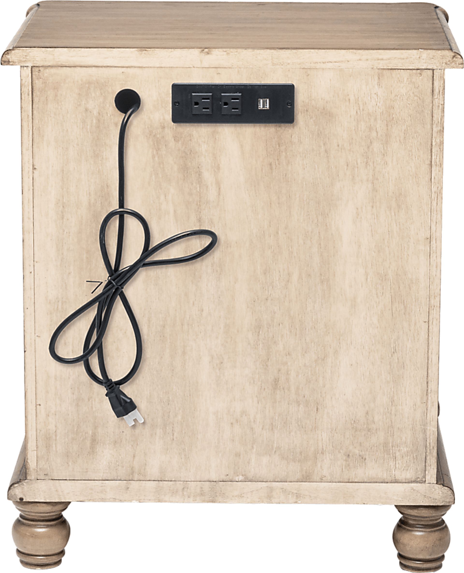 Alzim Brown Nightstand - Image 3