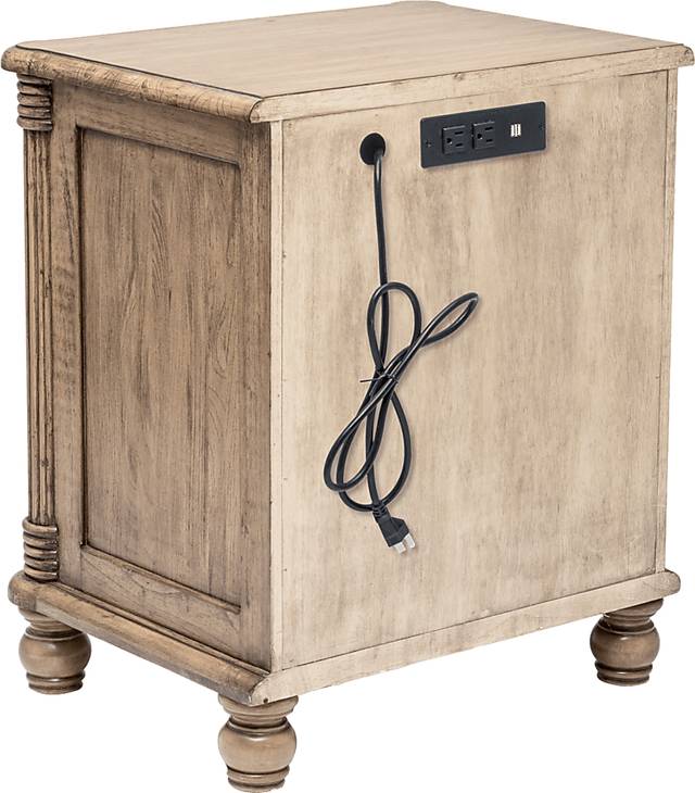 Alzim Brown Nightstand - Thumbnail - Image 4