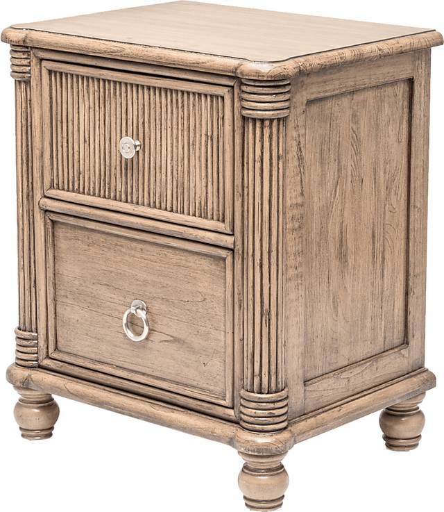 Alzim Brown Nightstand - Thumbnail - Image 1