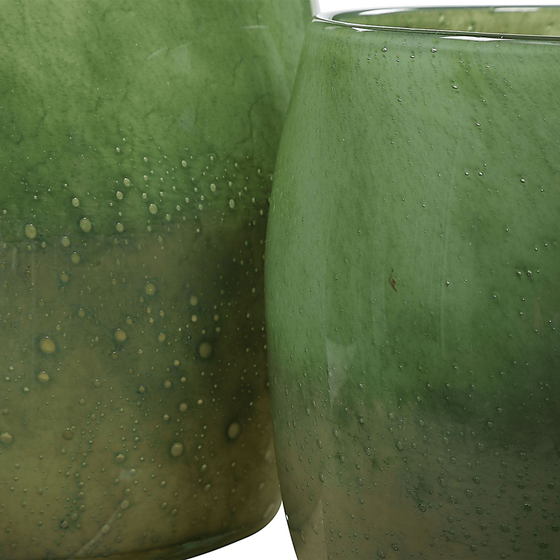 Alzora Green Vase, Set of 2 - Image 3