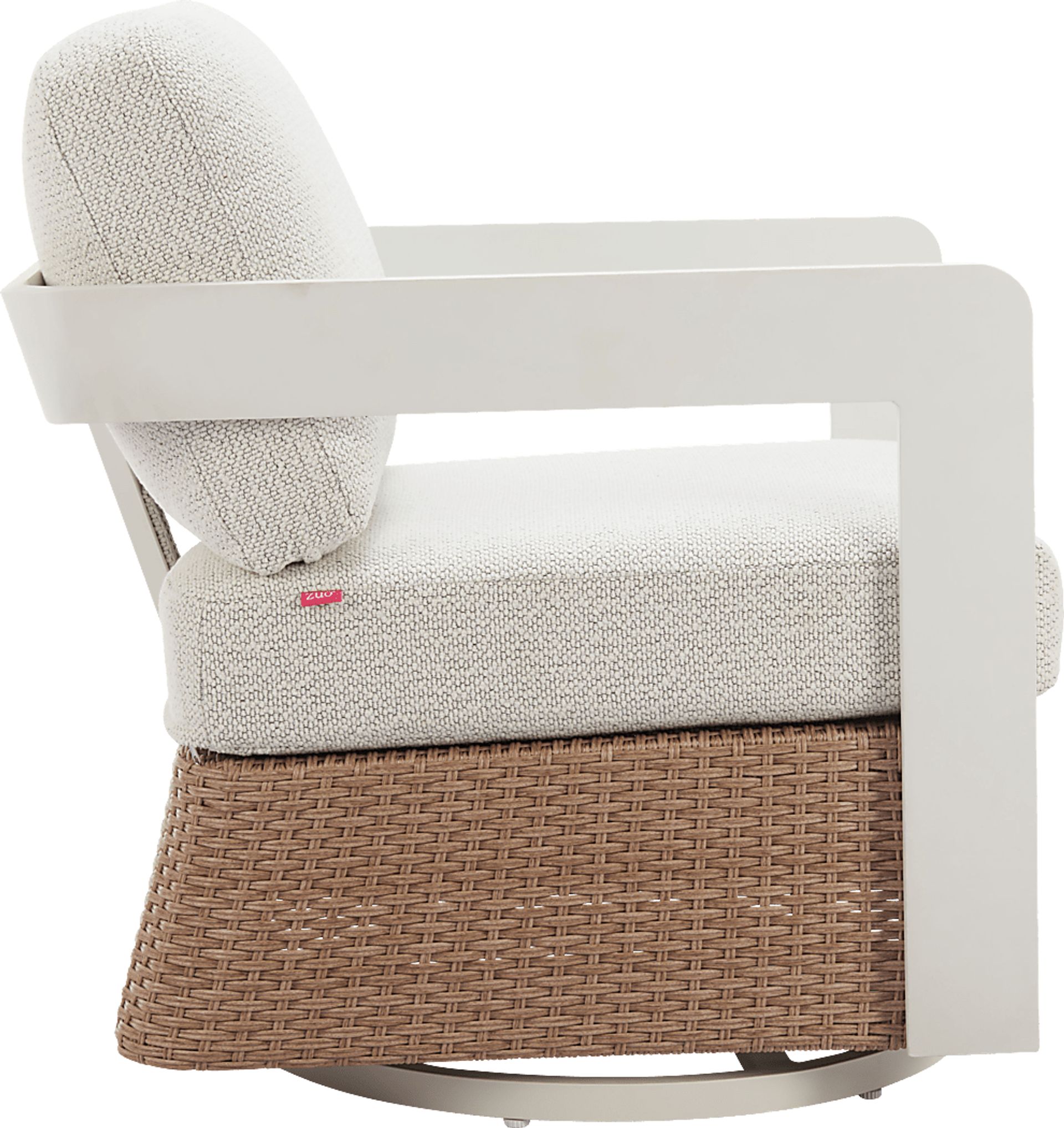 Amabalis White Swivel Chair - Image 4