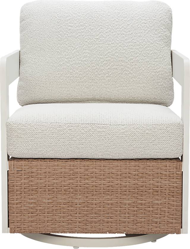 Amabalis White Swivel Chair - Thumbnail - Image 5