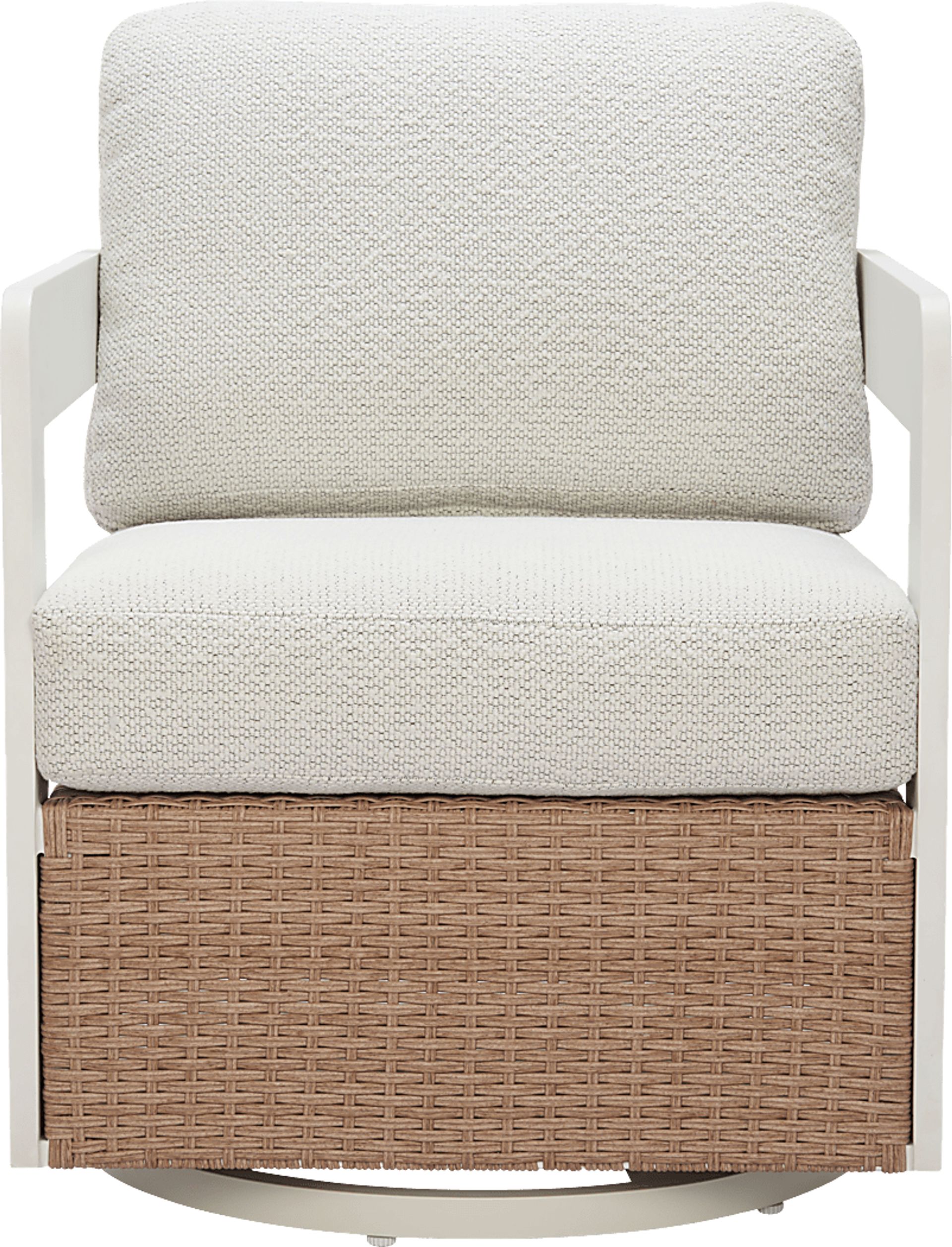Amabalis White Swivel Chair - Image 5